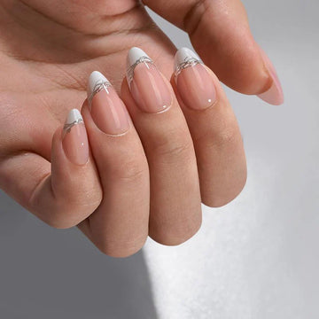 KIT UNGHII PRESS-ON Silver Dance
