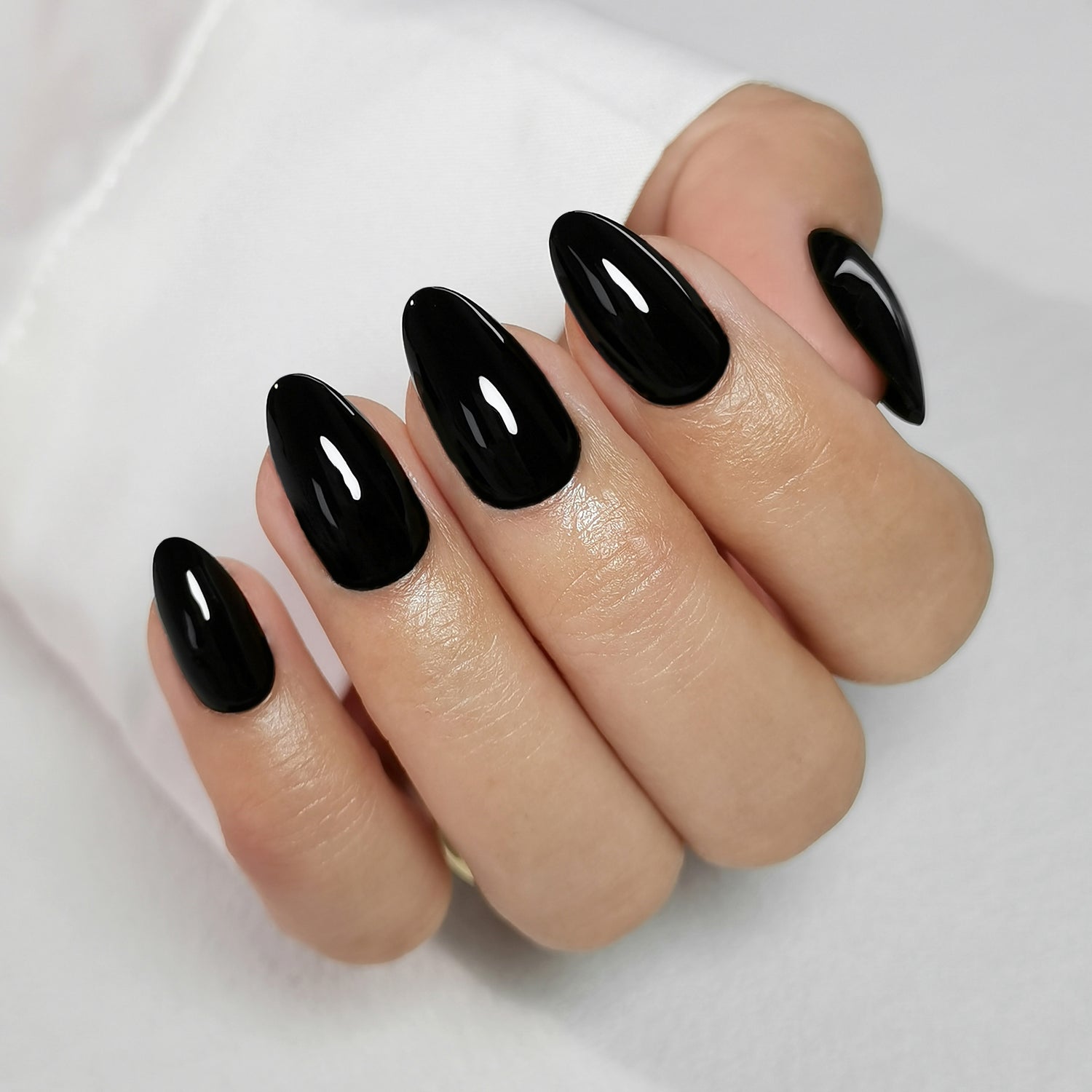 SET UNGHII FALSE CU TIPS GEL-X™ Black Velvet