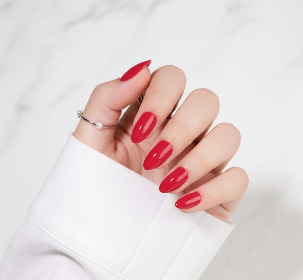 SET UNGHII FALSE CU TIPS GEL-X™ Rouge Love