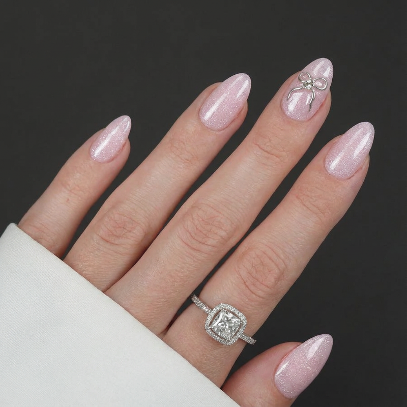 KIT UNGHII PRESS-ON Ribbon Cateye