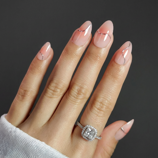 KIT UNGHII PRESS-ON Degrade Lines