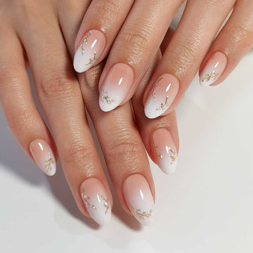 KIT UNGHII PRESS-ON Ombre Petal
