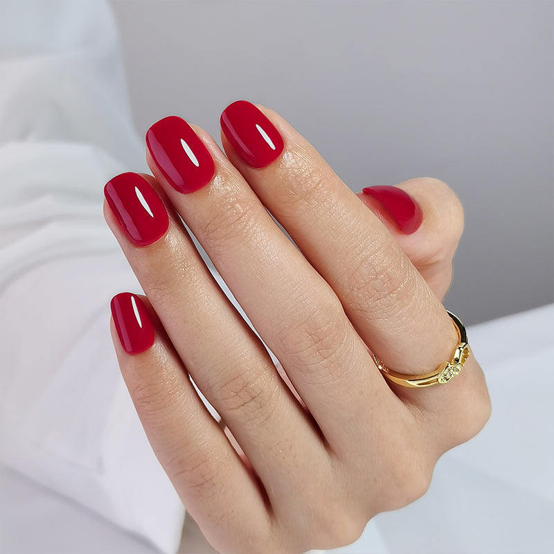 KIT UNGHII PRESS-ON Ruby Rush - Glamzone