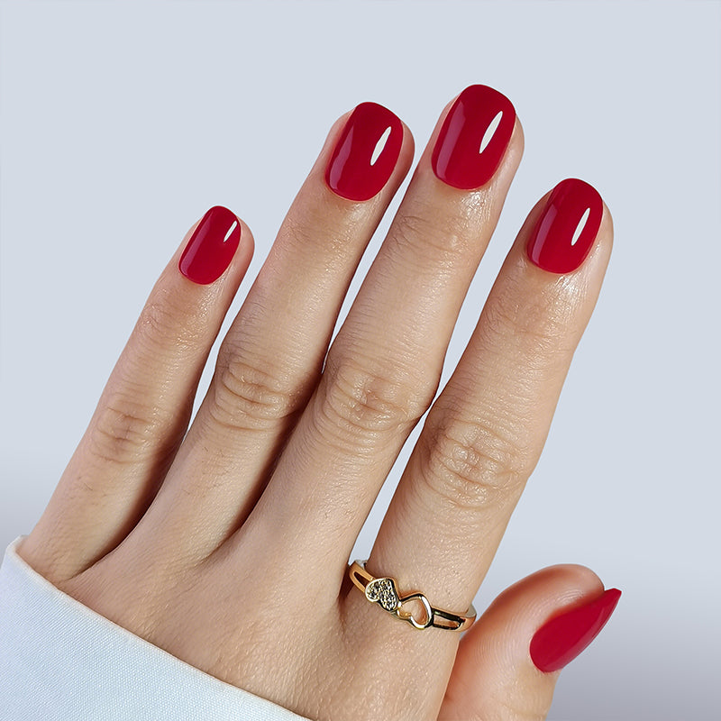 KIT UNGHII PRESS-ON Ruby Rush - Glamzone