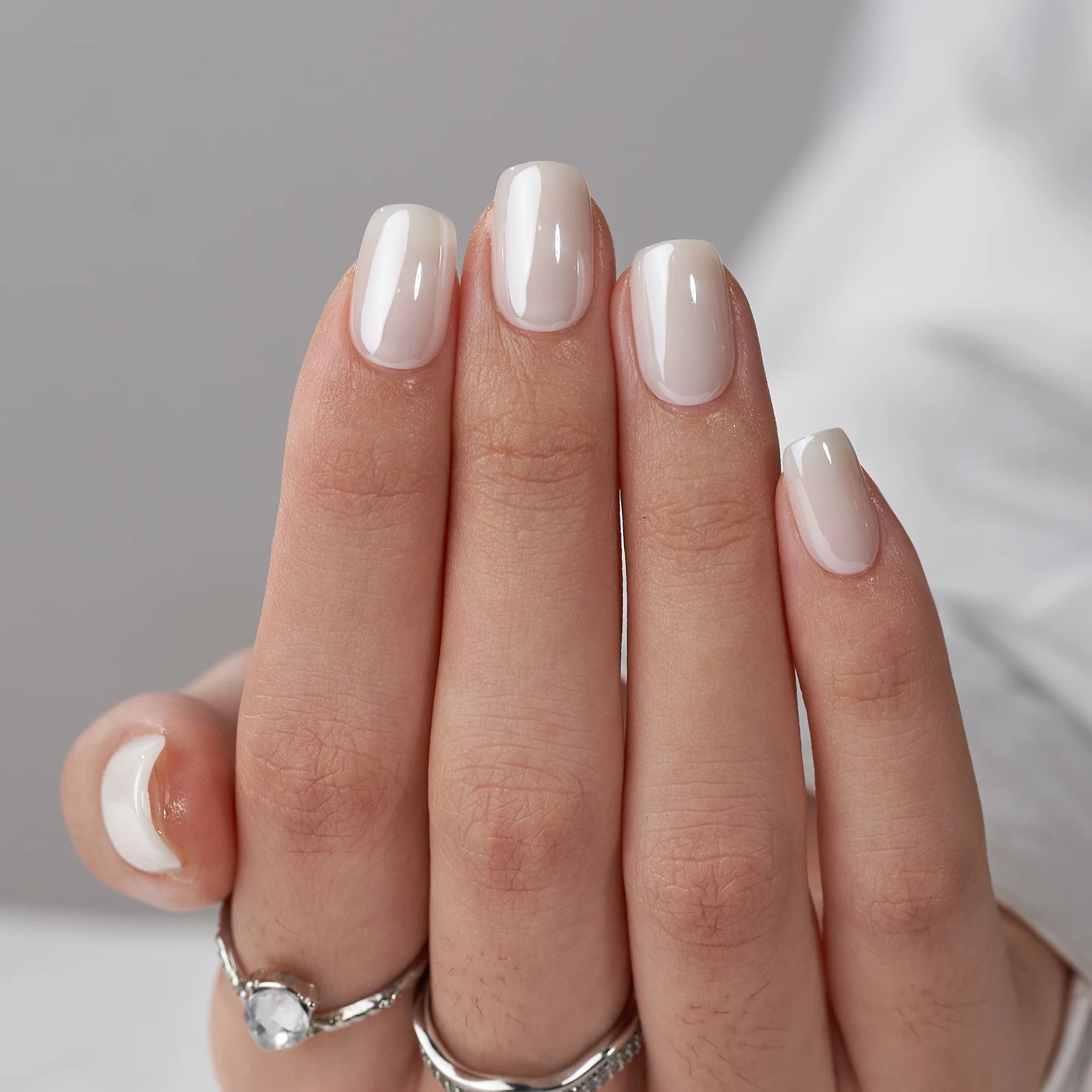 SET UNGHII FALSE CU TIPS GEL-X™ Pearl Gloss - Glamzone
