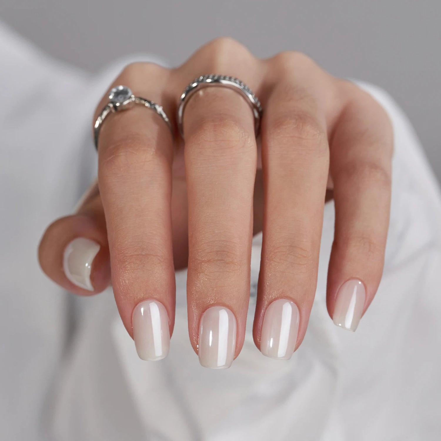 SET UNGHII FALSE CU TIPS GEL-X™ Pearl Gloss - Glamzone