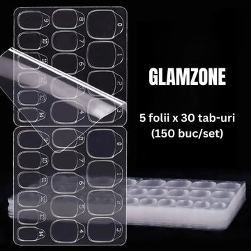 Tab-uri autoadezive pentru unghii false (150 buc)