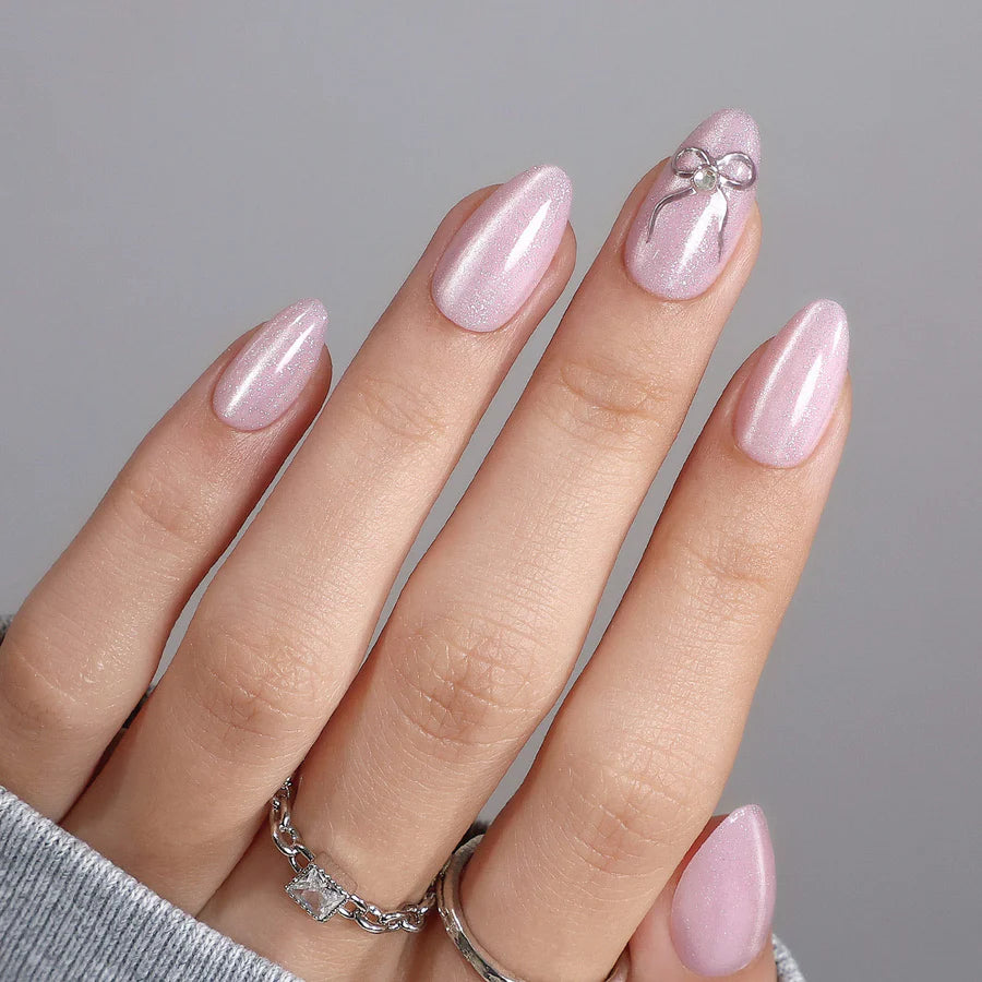 KIT UNGHII PRESS-ON Ribbon Cateye