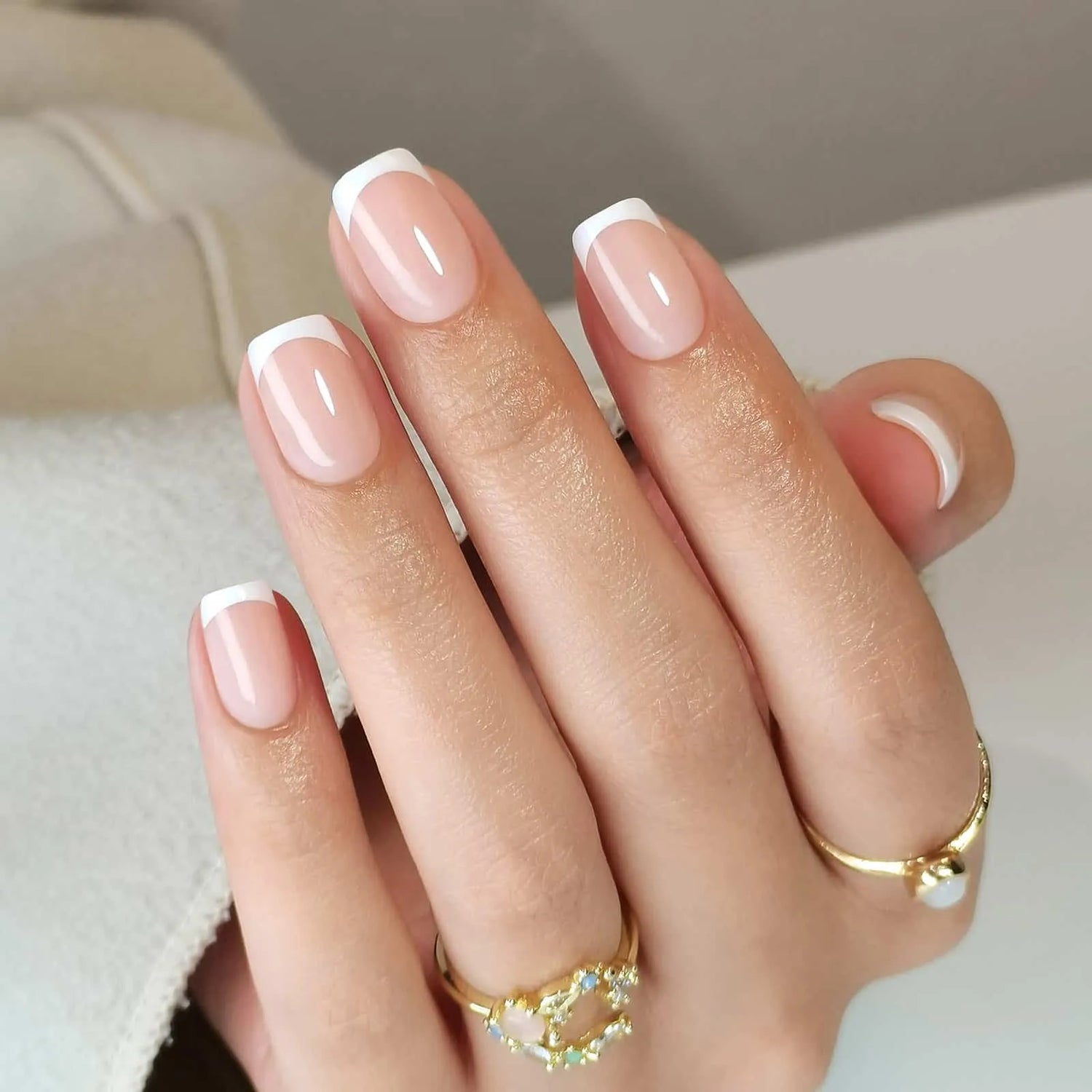SET UNGHII FALSE CU TIPS GEL-X™ Office French